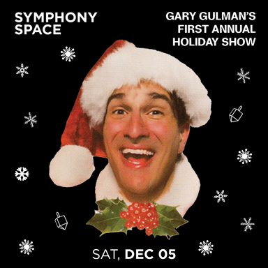 Poster of Gary Gulman's First Annual Holiday Show in New York.
