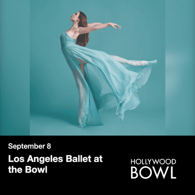 Poster for Los Angeles Ballet at the Bowl in Los Angeles.
