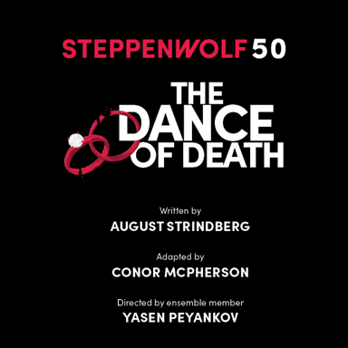 Poster for The Dance of Death at Steppenwolf Theatre Company