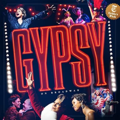 Poster of Gypsy on Broadway in New York.