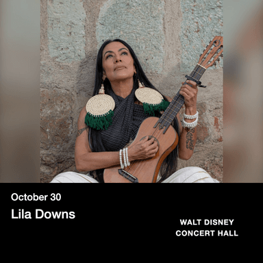 Poster of Lila Downs in Los Angeles.
