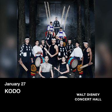 Poster of KODO in Los Angeles.