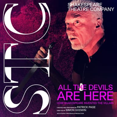 Poster of All the Devils are Here: How Shakespeare Invented the Villain in Washington DC.