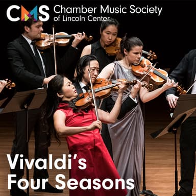 Poster of Chamber Music Society of Lincoln Center: Vivaldi's Four Seasons in New York.