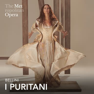 Poster of I puritani in New York.
