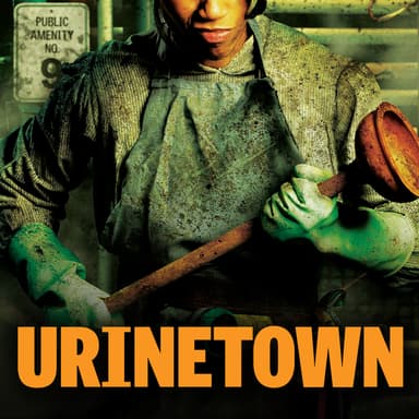 Poster of Urinetown in Arlington.