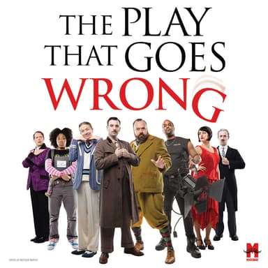 Poster of The Play That Goes Wrong in New York.