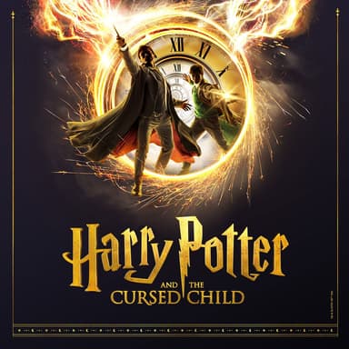 Poster of Harry Potter and the Cursed Child in Consta Mesa.