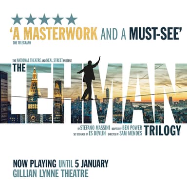 Poster for The Lehman Trilogy in London