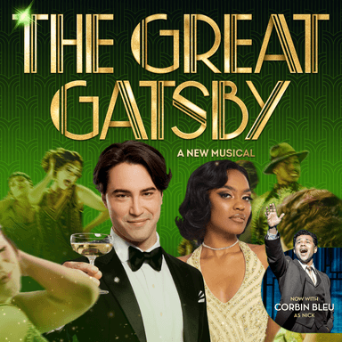 Poster of The Great Gatsby on Broadway in New York.