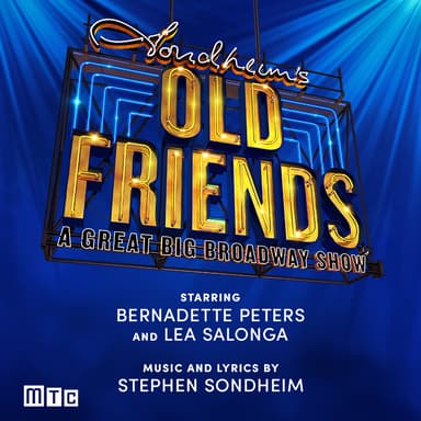 Poster of Stephen Sondheim's Old Friends on Broadway in New York.