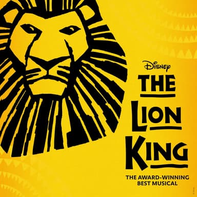 Poster image of The Lion King in New York.