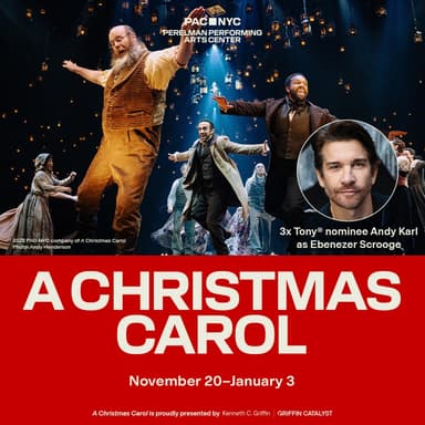 Poster of A Christmas Carol in New York.