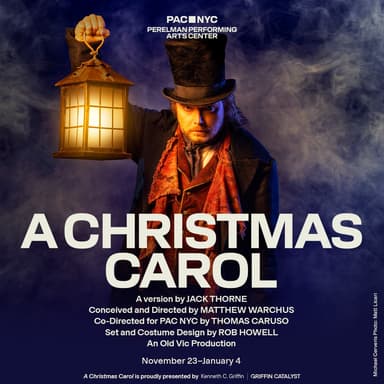 Poster of A Christmas Carol in New York.