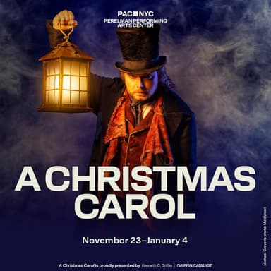 Poster of A Christmas Carol in New York.