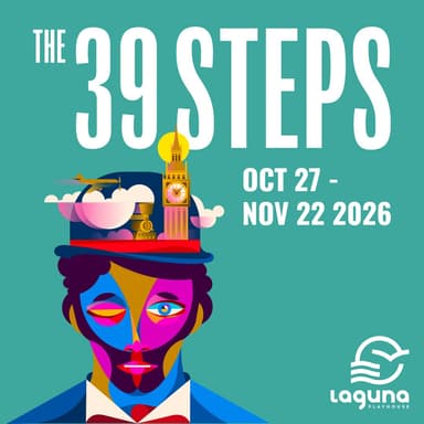Poster of The 39 Steps in Laguna Beach.