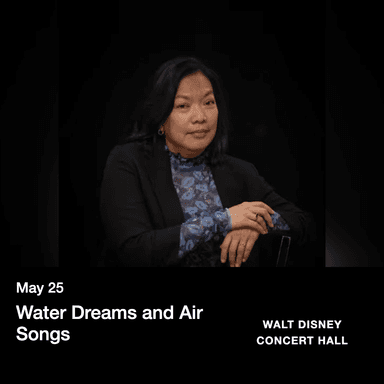Poster for Water Dreams and Air Songs in Los Angeles.