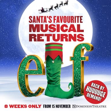Poster of ELF the Musical in London