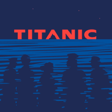 Poster of Encores! Titanic in New York.