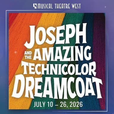 Poster of Joseph and the Amazing Technicolor Dreamcoat in Long Beach.