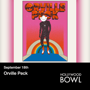 Poster of Orville Peck in Los Angeles.