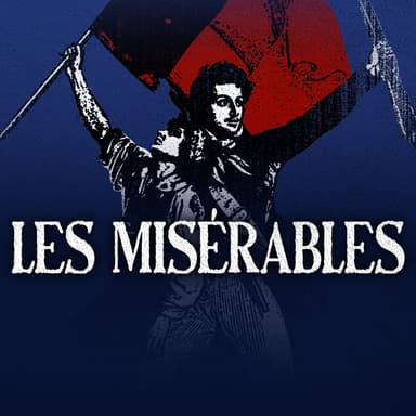 Poster of Les Misérables in Olney.