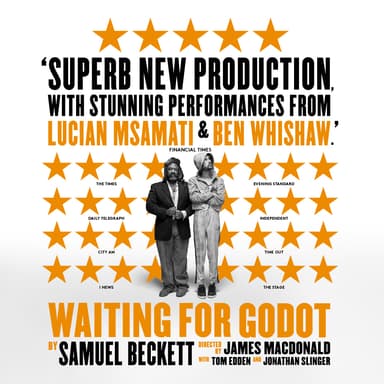 Poster for Waiting for Godot in London