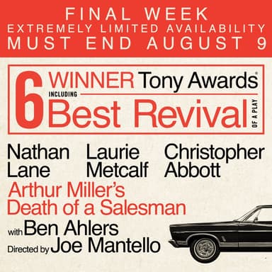 Poster of Death of a Salesman on Broadway.