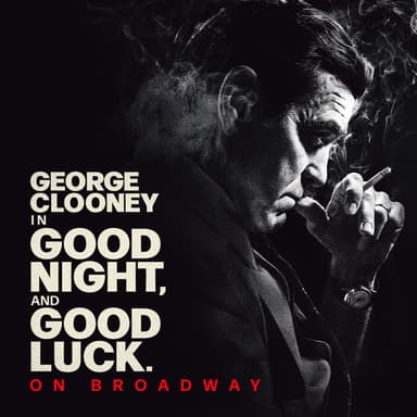Poster of Good Night, and Good Luck in New York.