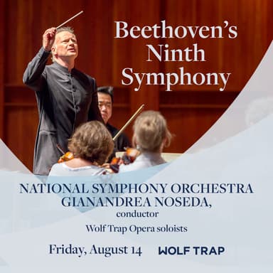 Poster of NSO: Beethoven’s Ninth Symphony in DC.