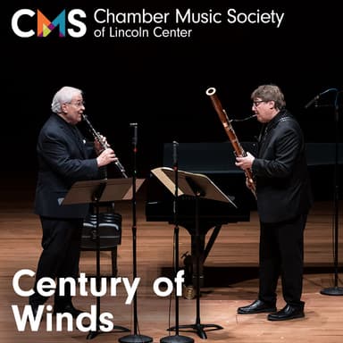 Poster of Chamber Music Society of Lincoln Center: Century of Winds in New York.