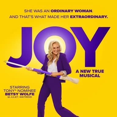 Poster of JOY: A New True Musical in New York.