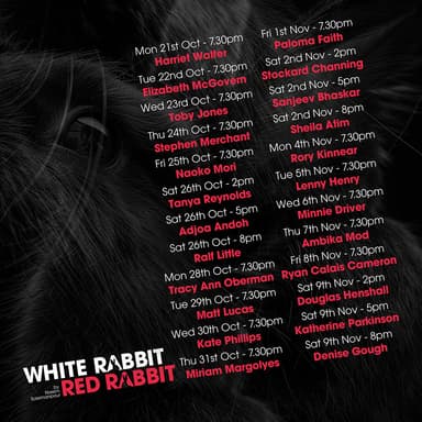 Poster of White Rabbit Red Rabbit in London