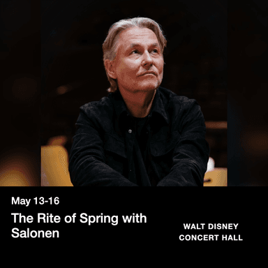 Poster of The Rite of Spring with Salonen in Los Angeles.