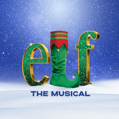 Poster of Elf the Musical in SFO.