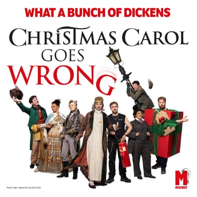 Poster of Christmas Carol Goes Wrong in Los Angeles.