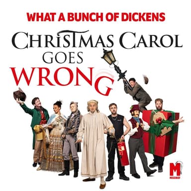 Poster of Christmas Carol Goes Wrong in Los Angeles.