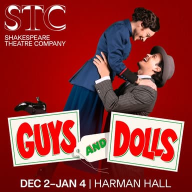 Poster of Guys and Dolls in Washington.