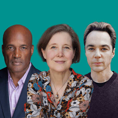 Poster of Ann Patchett on Thornton Wilder's Our Town in New York.