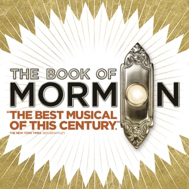 Poster of The Book of Mormon in London.