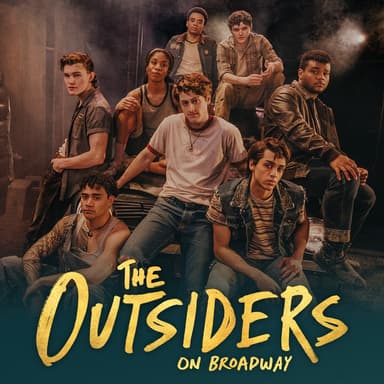 Poster image of The Outsiders in New York.