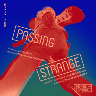 Poster of Passing Strange in Los Angeles.