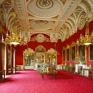Poster of Buckingham Palace State Rooms in London