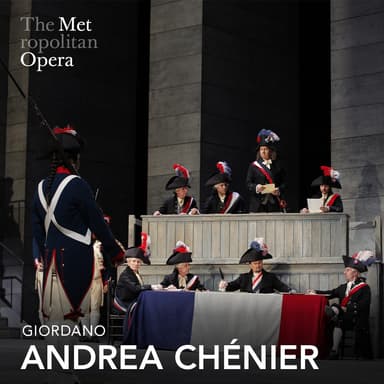 Poster of Andrea Chénier in New York.